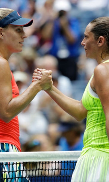 Kerber puts aside jet, deficit to top Vinci in US Open QFs
